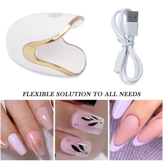 Q6 12W Nail Phototherapy Machine - Compact UV/LED Nail Dryer