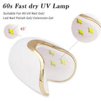 Q6 12W Nail Phototherapy Machine - Compact UV/LED Nail Dryer