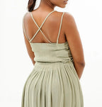 Double Strap Maxi Summer Dress XD21
