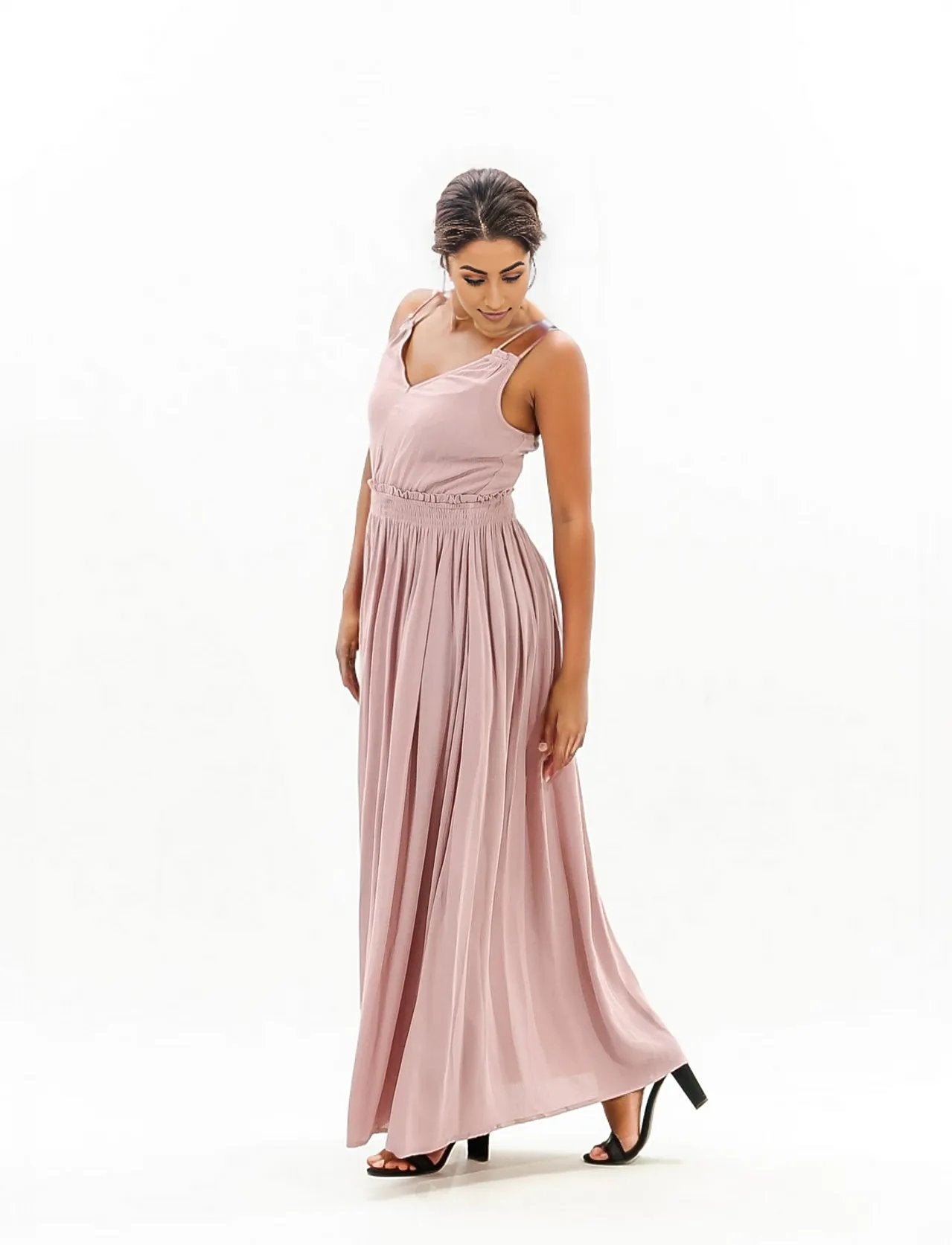 Double Strap Maxi Summer Dress XD21