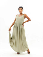 Double Strap Maxi Summer Dress XD21