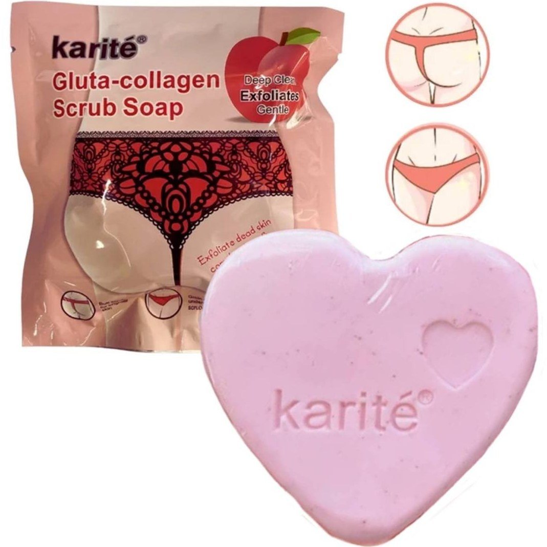 Karité Gluta-Collagen Scrub Soap - Deep Clean & Gentle Exfoliation