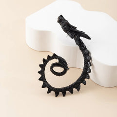 Dragon Round Ear Clip Earring XD21