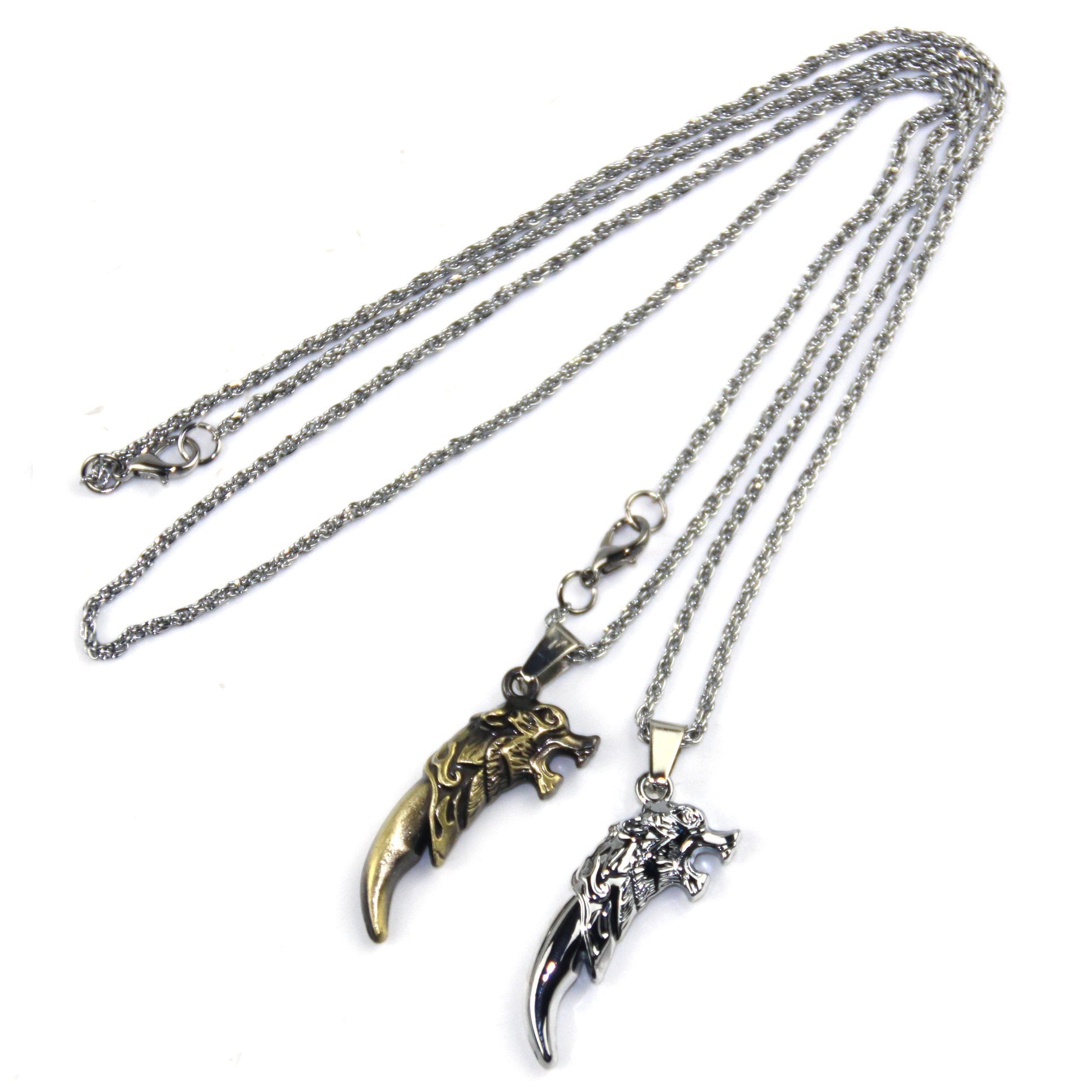 Dragon tooth men’s necklace XD21