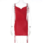 Drapped sheer mini short Bodycon dress XD21