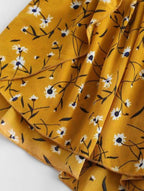 Drawstring Floral Crop top with Shorts - XD21