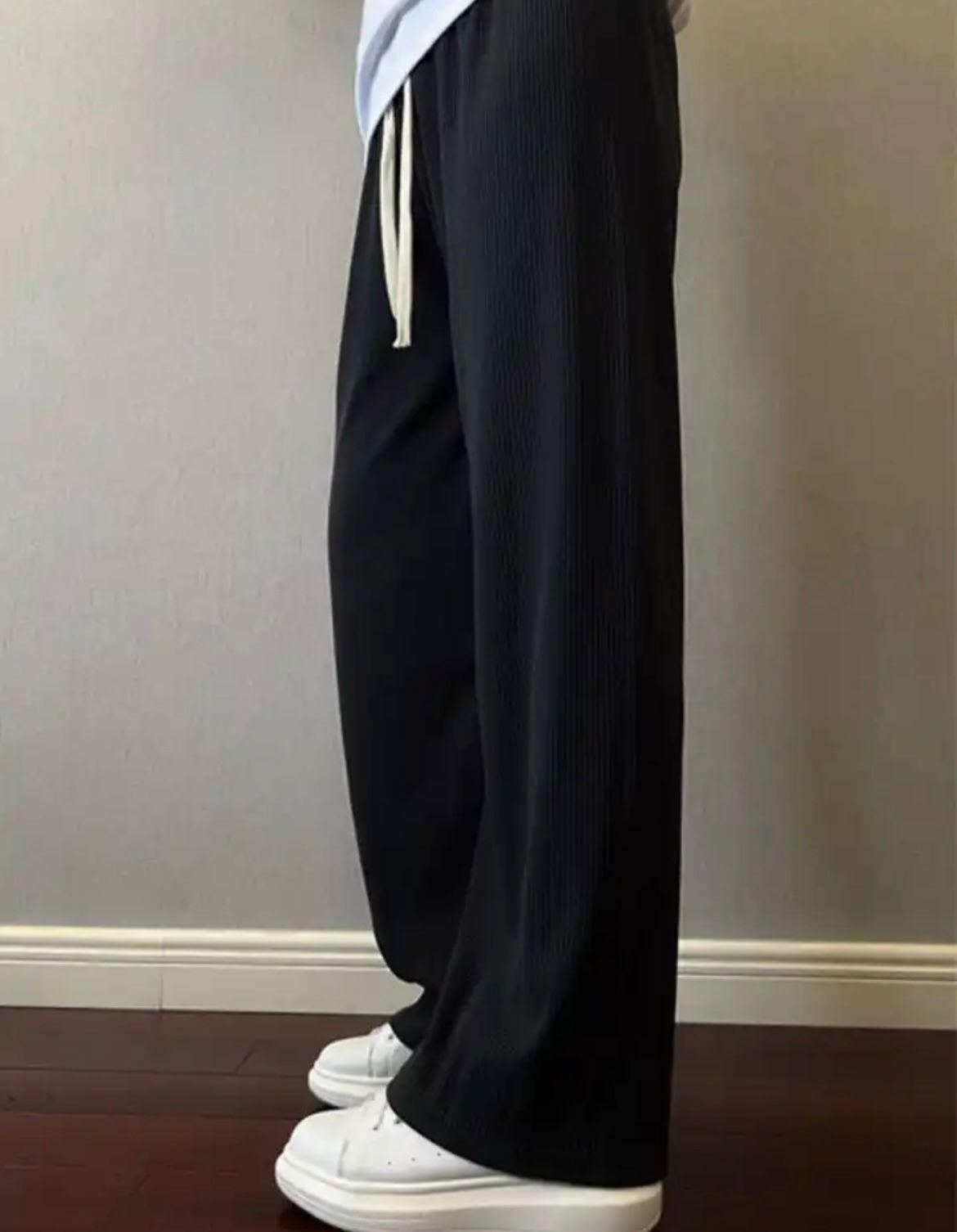 Drawstring Pants Wide Leg High Waist - XD21