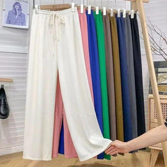 Drawstring Pants Wide Leg High Waist - XD21