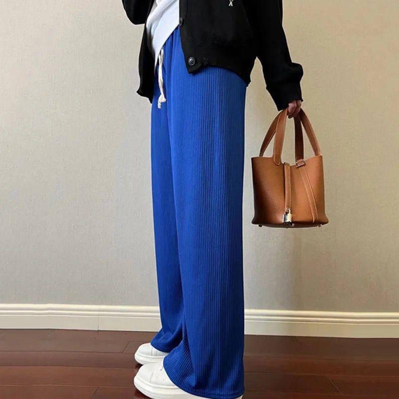 Drawstring Pants Wide Leg High Waist - XD21