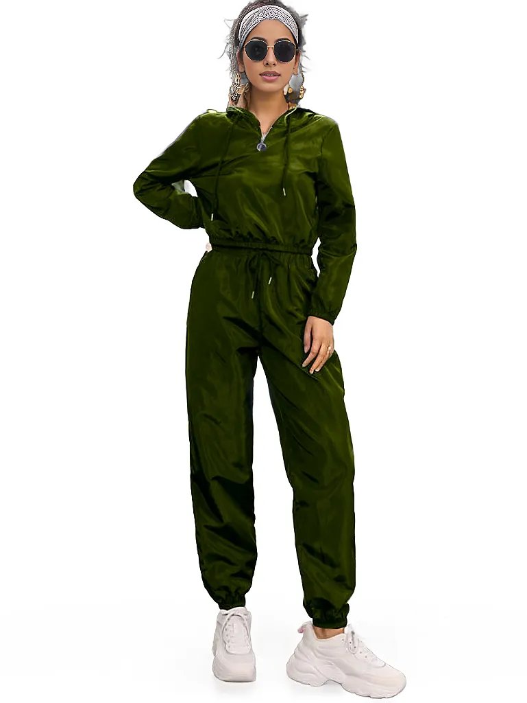 Drawstring Sweatshirt With Zip and Hoodie & Sweatpants Set XD21