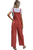 Dual Pocket Solid Overall Jumpsuit Without Tee XD21