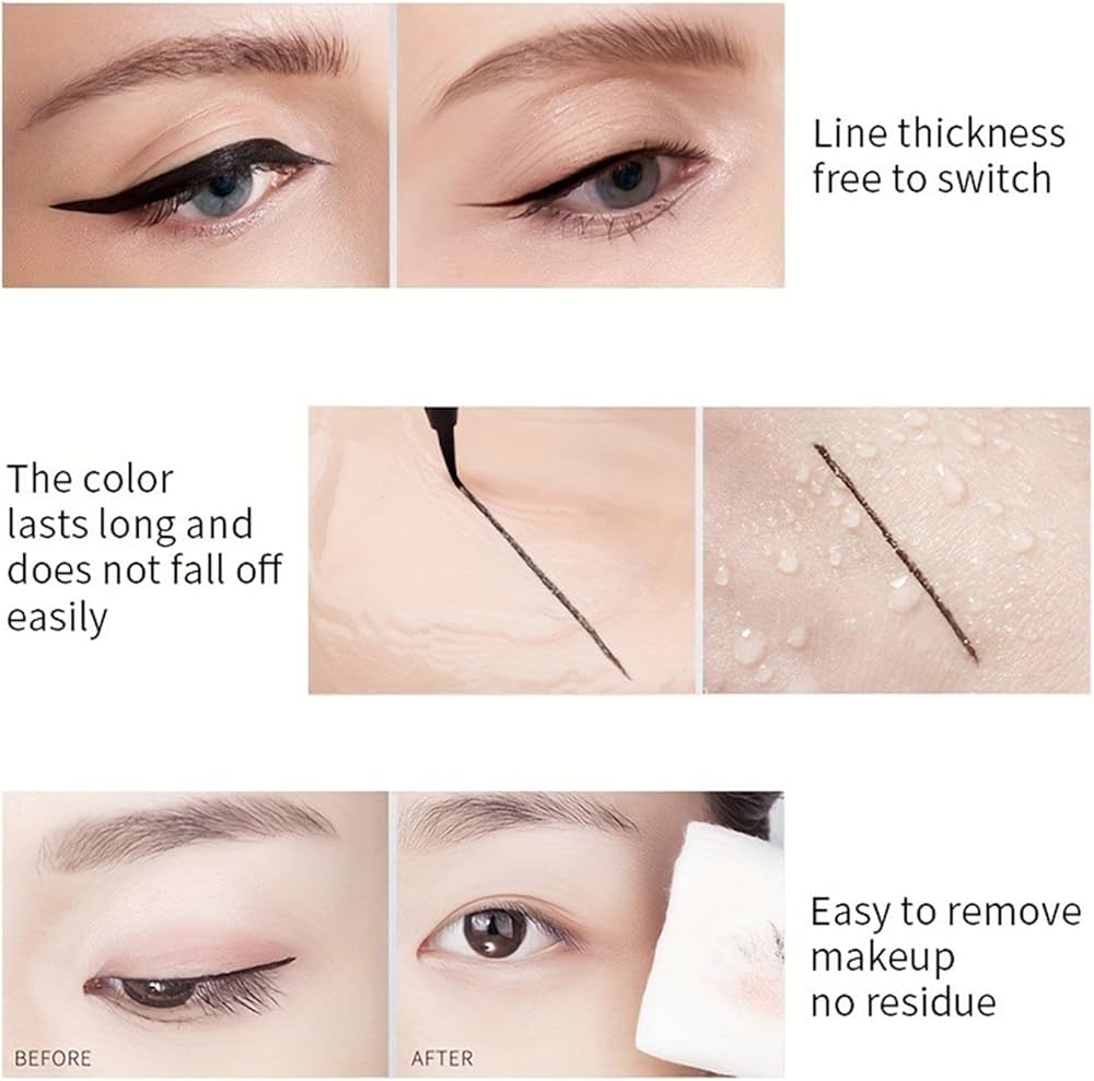 Black Liquid Eyeliner - Bold Color & Precision Application