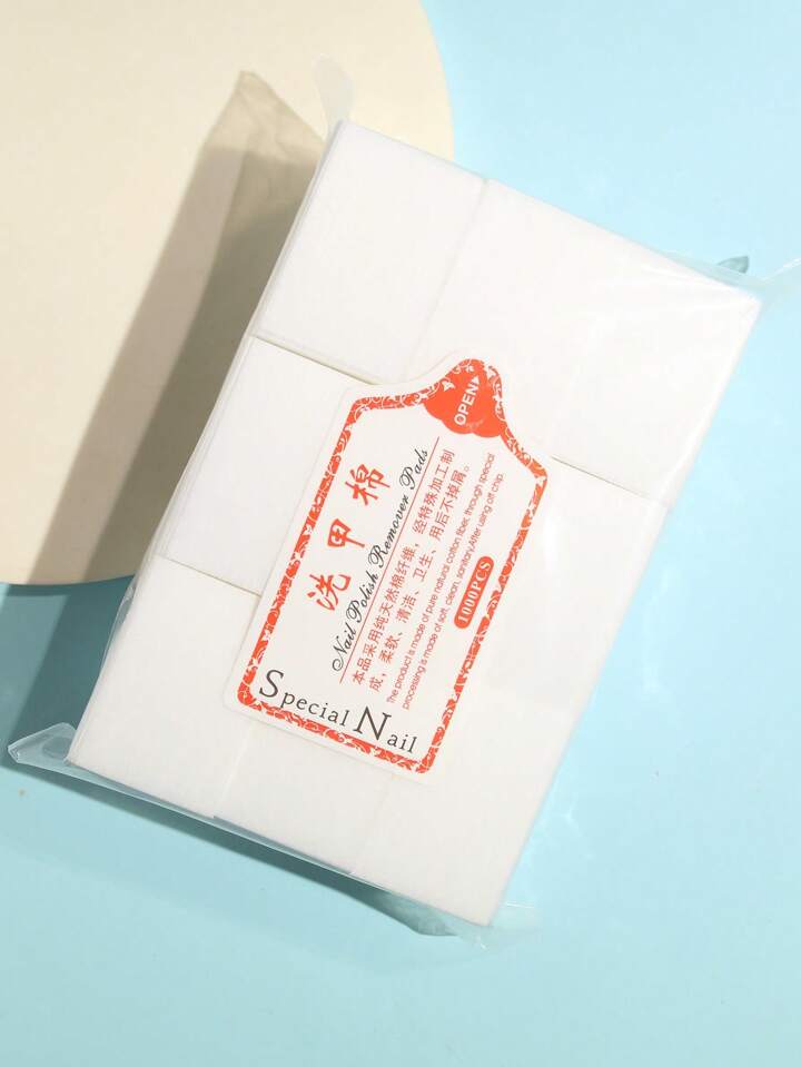 1000pcs Disposable Nail Art Polish Removal Pads
