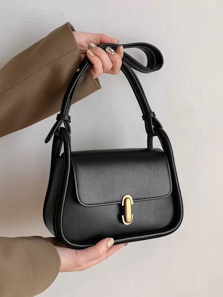 Soft-Curve Flap Shoulder Bag – Lightweight & Elegant Everyday Wear LYL070