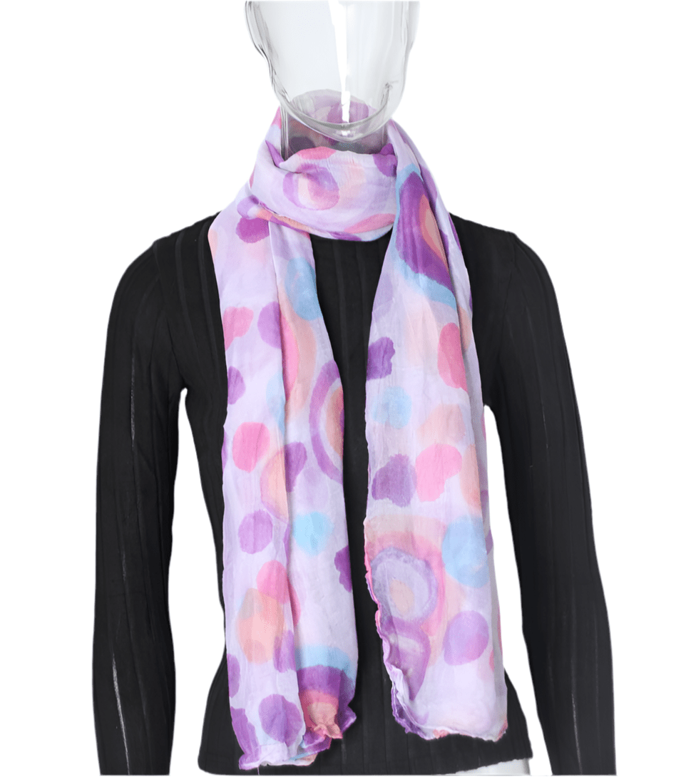 Colourful Print cotton Scarf 1pc
