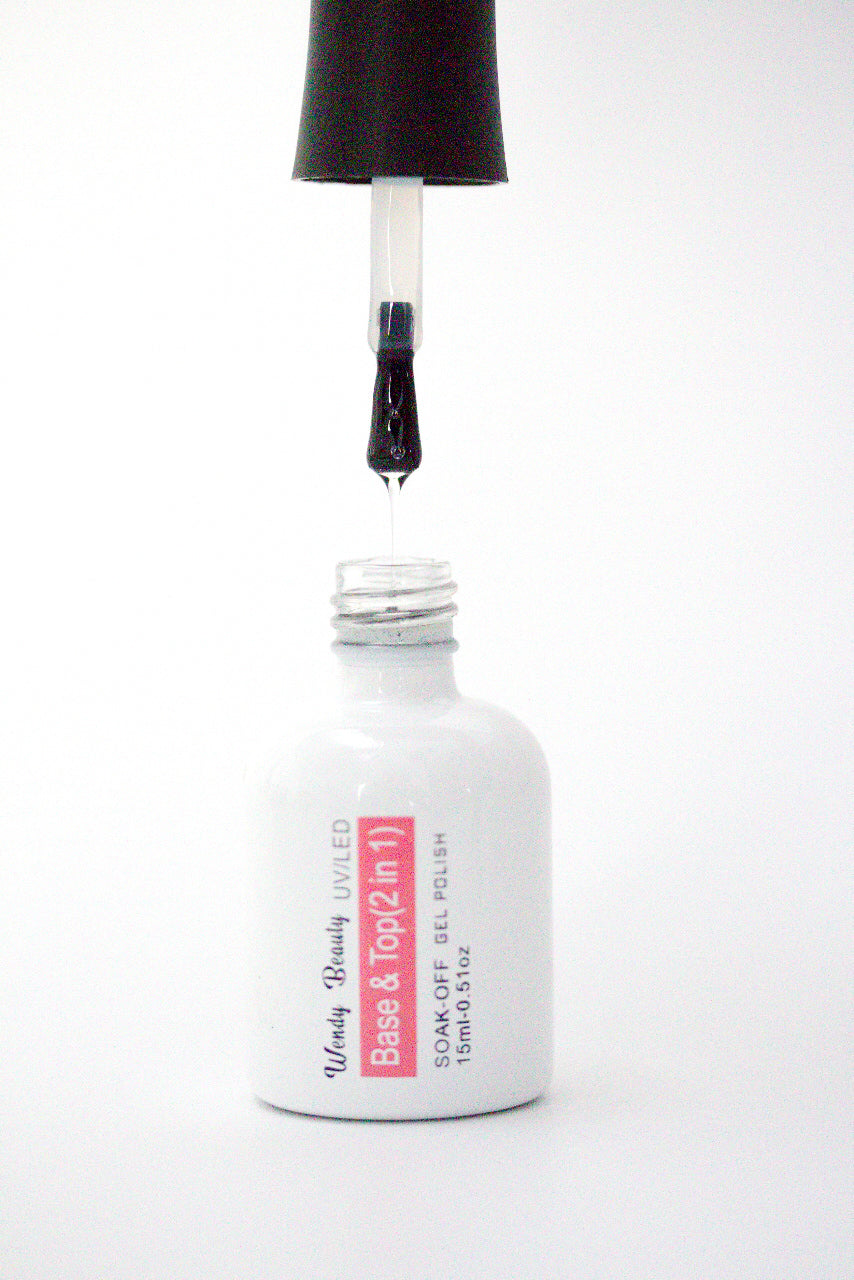 2in1 Base And Top Coat Soak Off Gel Polish