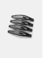 12-Piece Black Hair Clips Set 