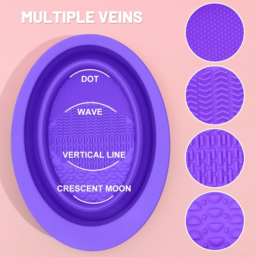 Silicone Makeup Brush Cleaning Mat - Deep Clean for Your Makeup Tools