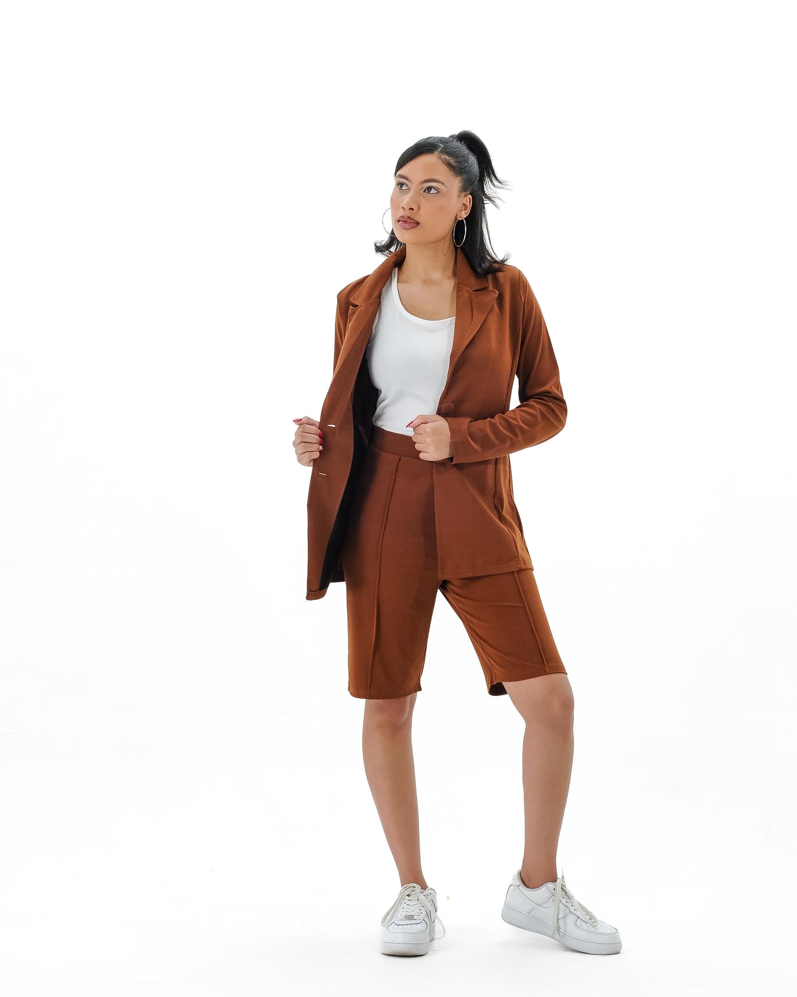 Elegant Office Lady Two-Piece Blazer Set – Chic & Professional Women's Outfit