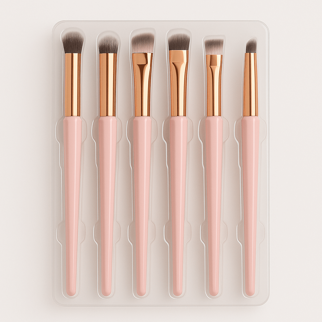 6pc Eye Makeup Brush Set – Soft Blending Brushes