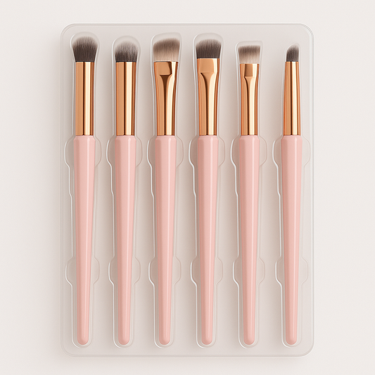 6pc Eye Makeup Brush Set – Soft Blending Brushes