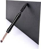 Dual-Ended Eyebrow Brush with Spoolie 1Pc - Perfect for Shaping and Defining Brows