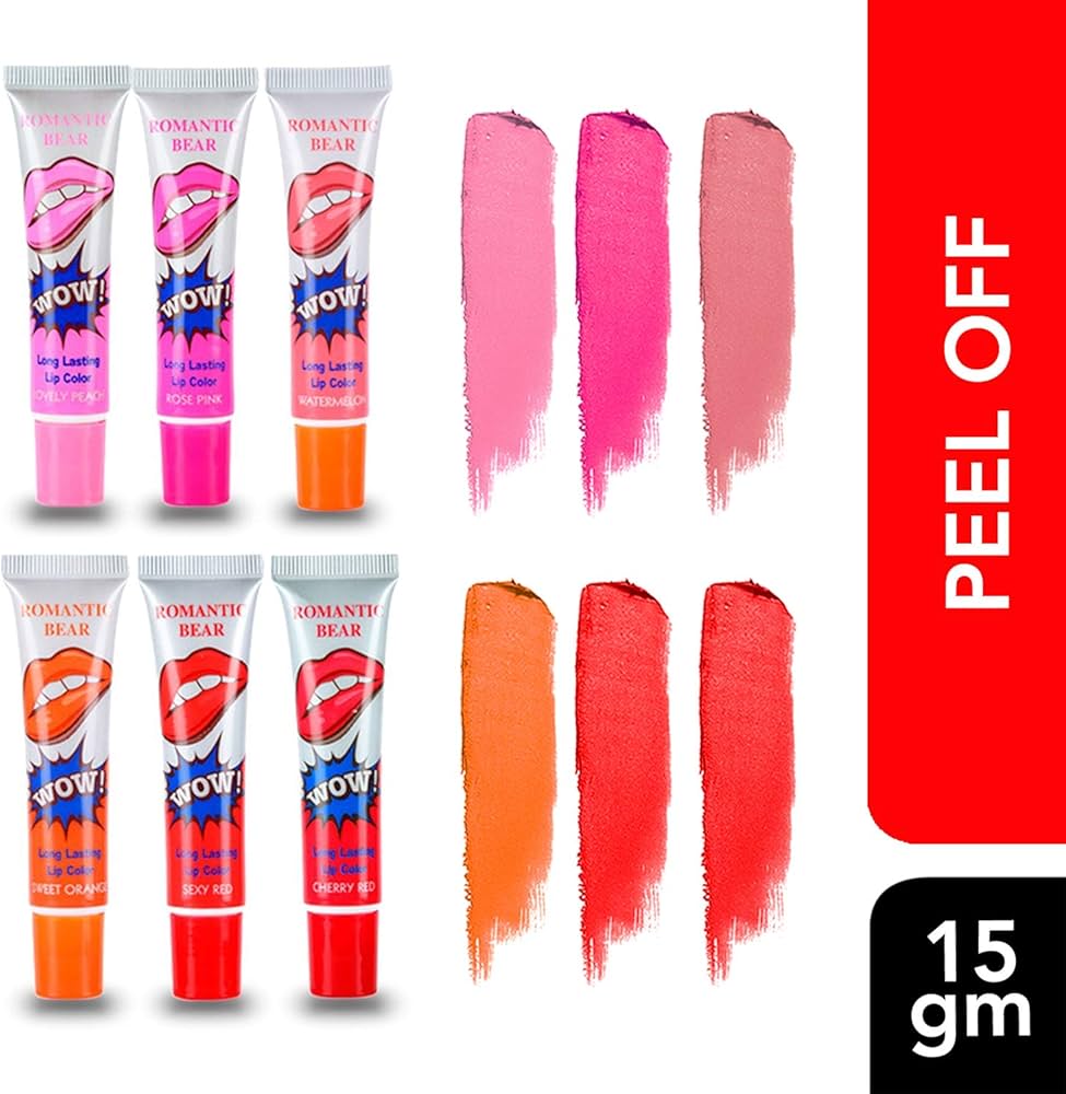 Kaliya Beauty WOW! Peel-Off Lip Tint – Long Lasting Lip Color