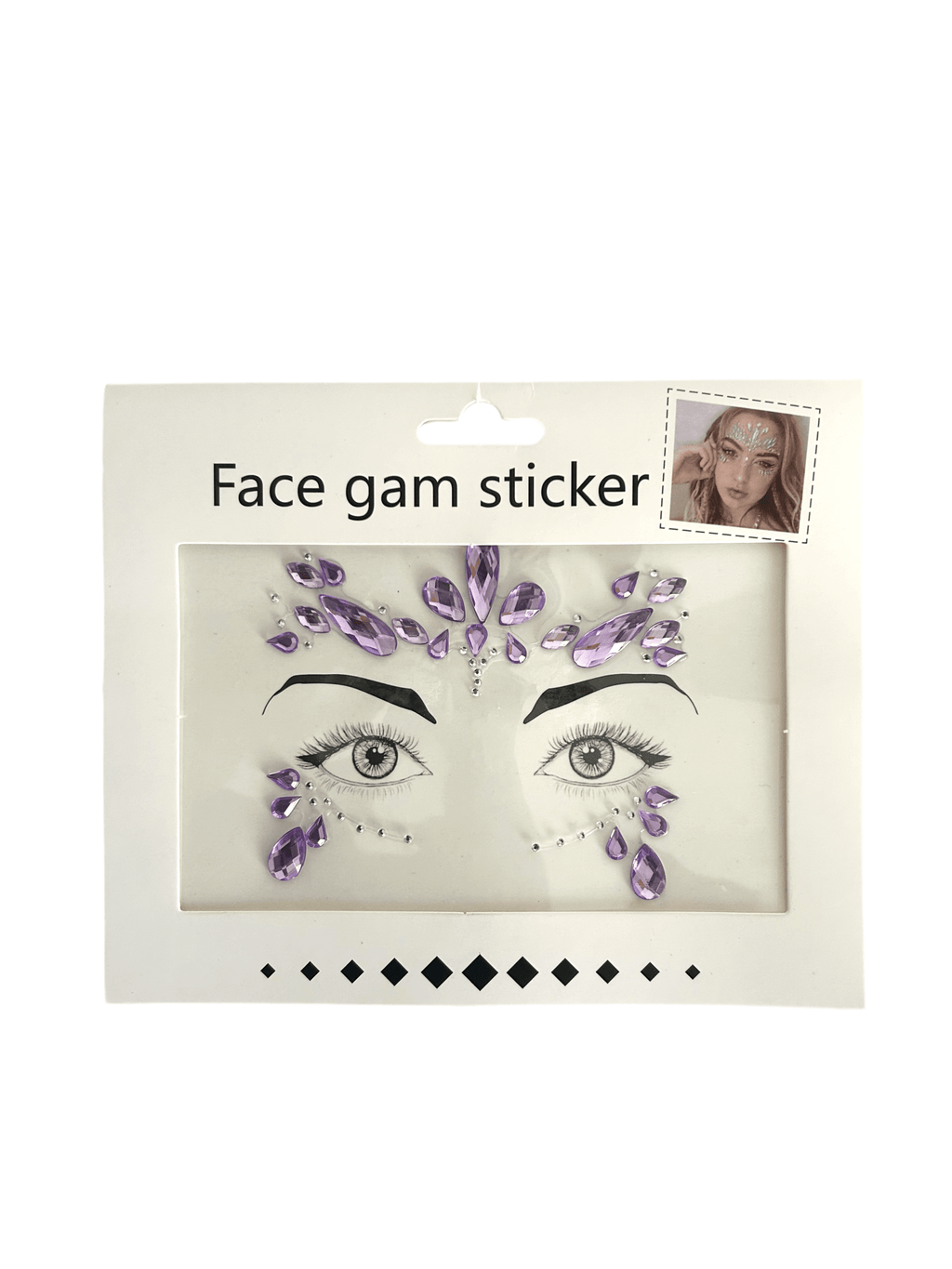 Crown Jewels Face Gems Stickers – Sparkle at Festivals & Parties