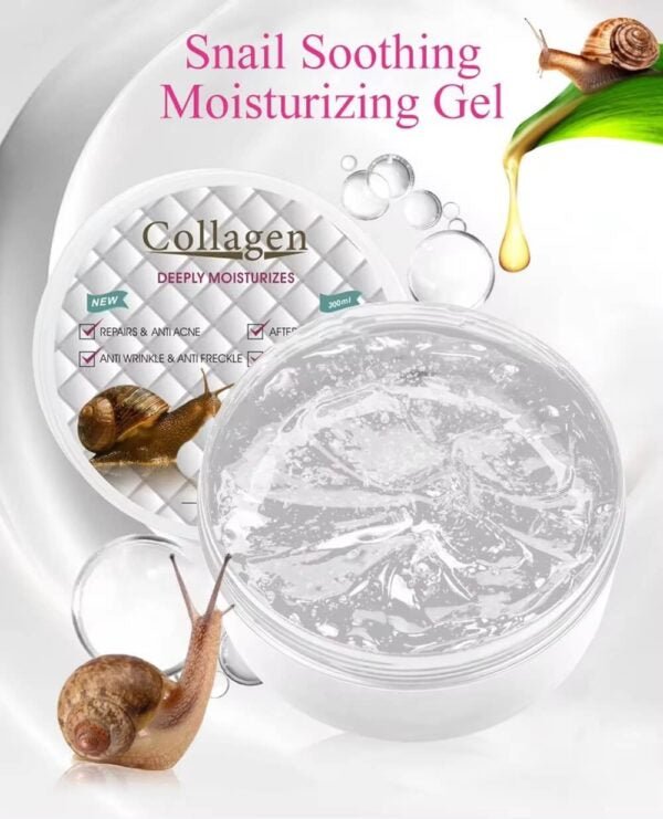 Collagen Snail Soothing Gel – Deeply Moisturizing & Skin Repairing Gel (300g)