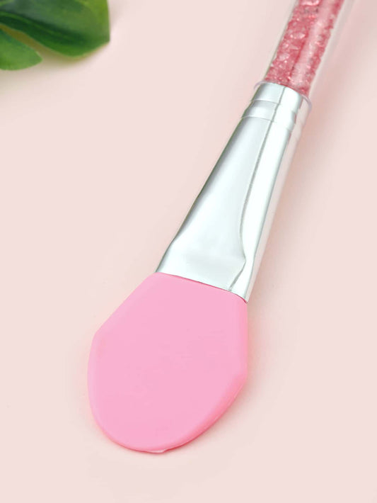 Silicone Face Mask Brush with Glitter Handle – 1pc
