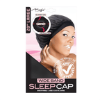 Wide Band Bonnet Cap – Breathable Satin Cap for Hair Protection (20" Large Size)