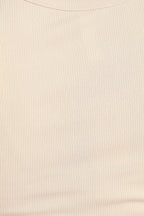 Solid Ribbed Tank Crop Top – Sleeveless Summer Basic