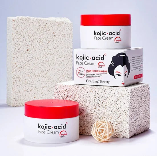 Kojic Acid Dark Spot Lightening Cream  50g - Fade Dark Spots & Even Skin Tone