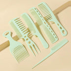 Essential Hair Styling 6 Flat Comb Set