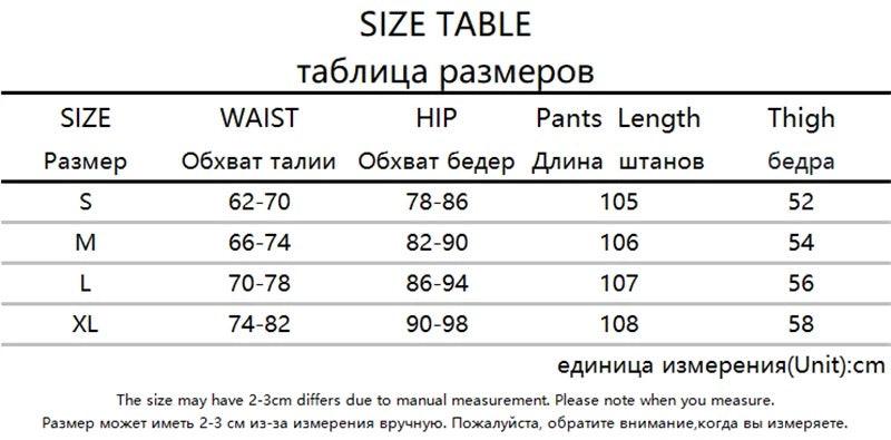 Elastic High Waist Long Trousers Split Side Skinny Pencil Pants