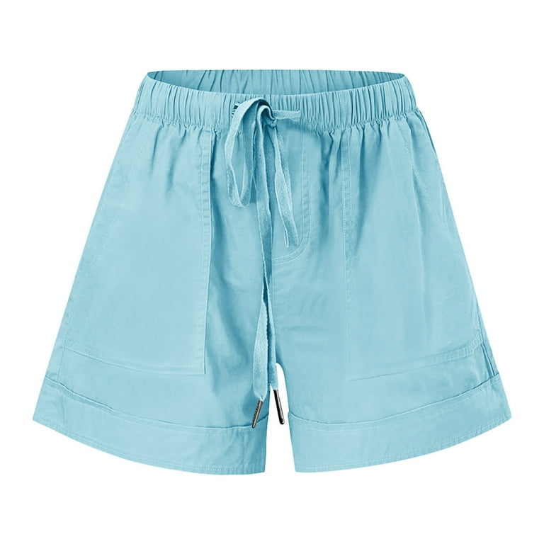 Elastic Waist Drawstring Athleisure Shorts XD21