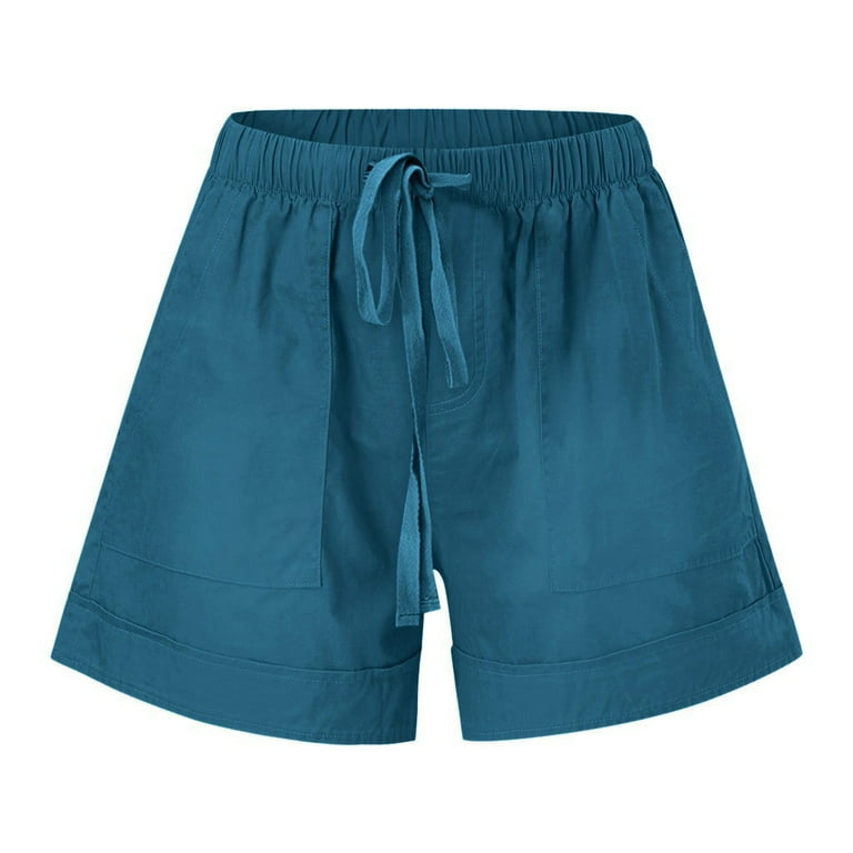 Elastic Waist Drawstring Athleisure Shorts XD21