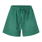 Elastic Waist Drawstring Athleisure Shorts XD21