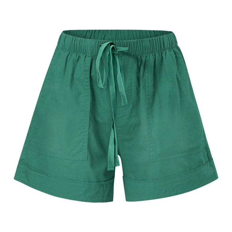 Elastic Waist Drawstring Athleisure Shorts XD21