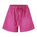 Elastic Waist Drawstring Athleisure Shorts XD21