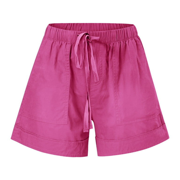 Elastic Waist Drawstring Athleisure Shorts XD21