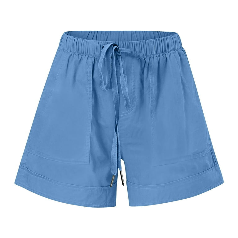 Elastic Waist Drawstring Athleisure Shorts XD21