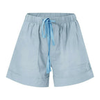 Elastic Waist Drawstring Athleisure Shorts XD21