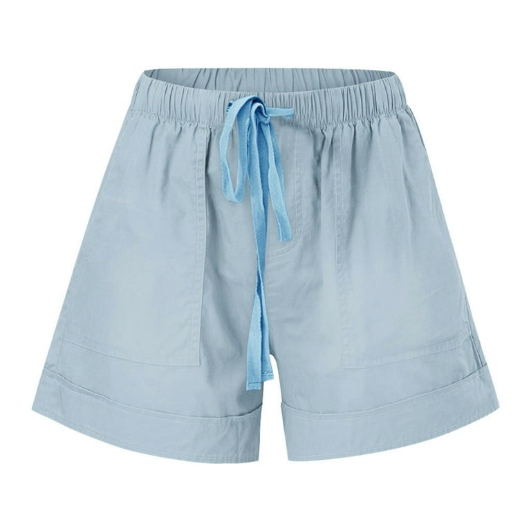 Elastic Waist Drawstring Athleisure Shorts XD21