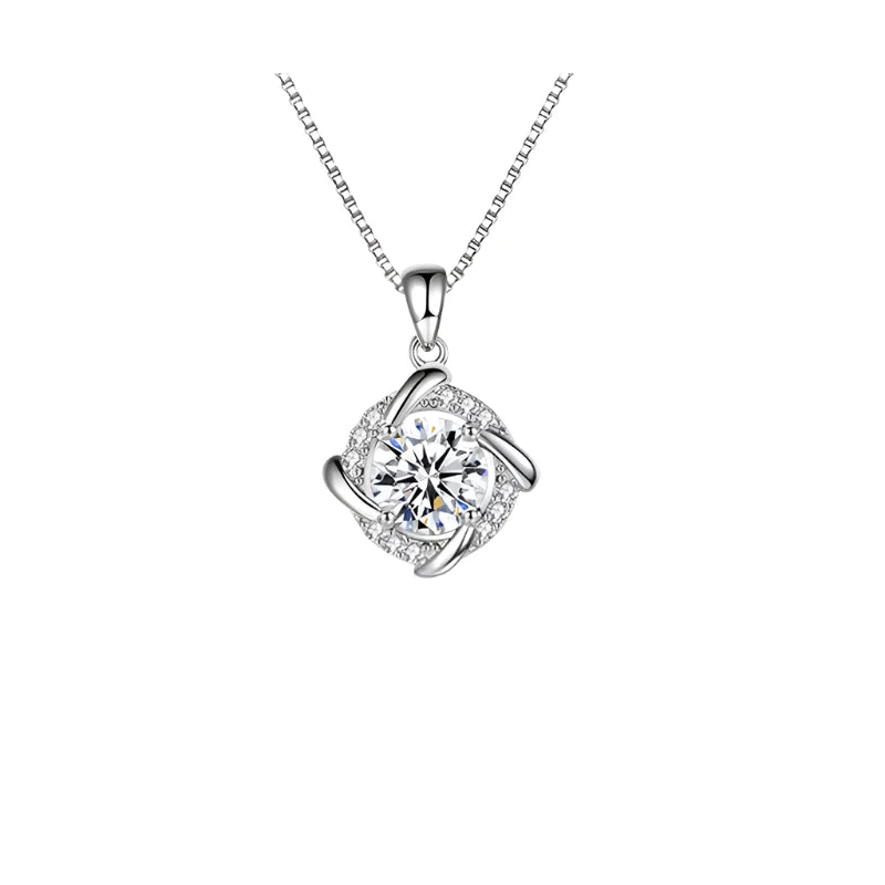 Elegant Diamond Pendant Necklace XD21