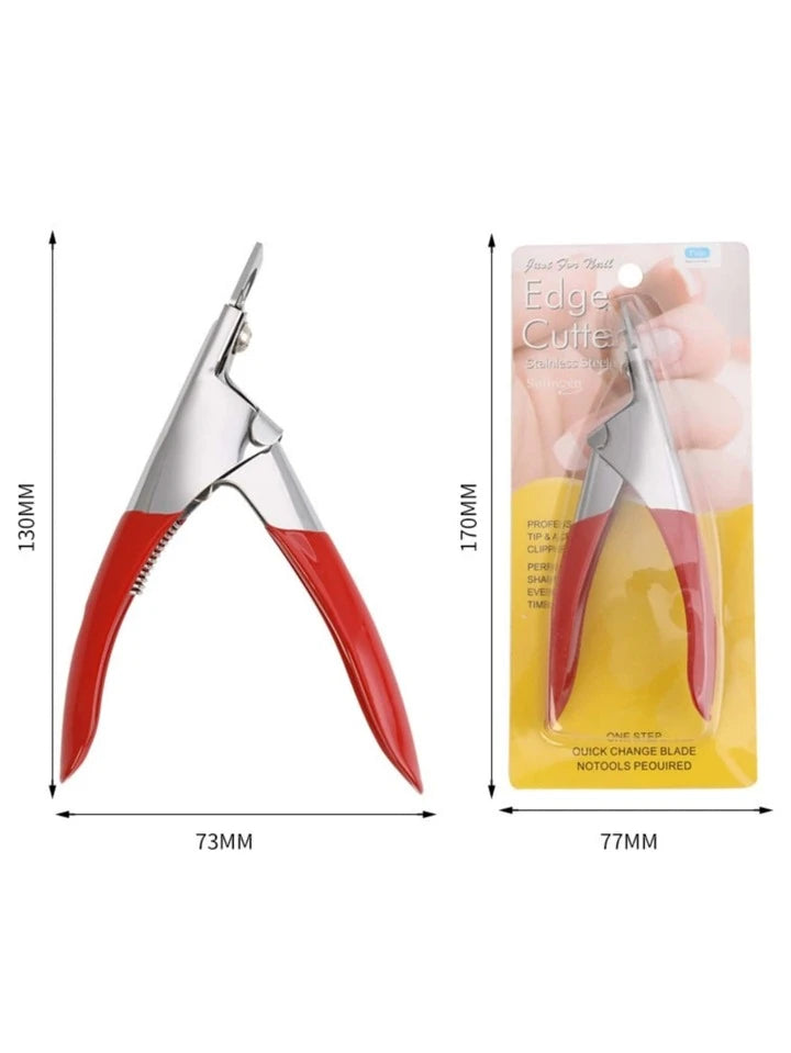 Acrylic Nail Tip Cutter 1pc - Precision Tool for Perfect Nail Shaping