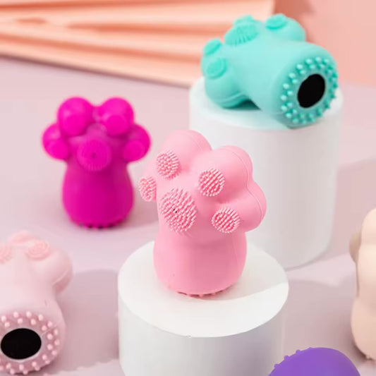 Silicone Facial Cleanser – Paw Shaped Exfoliating Brush - Random Colour