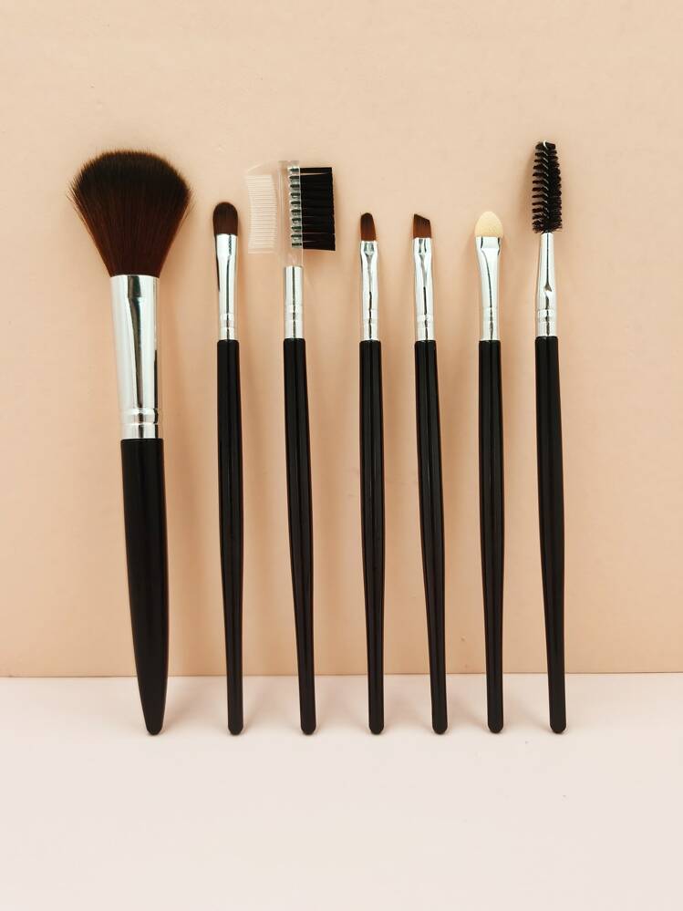 7pcs Professional Makeup Brush Set – Soft Fiber Brushes for Perfect Makeup Look