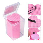 Nail Polish Remover Pads – Lint-Free Cotton for Salon & Home - Use 1 Box (Random Colour)