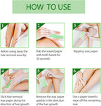 Doll Depilatory Waxing Strips - 20 pcs (10 Double Strips) Random